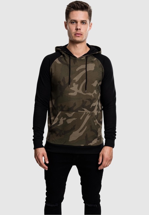 Immagine prodotto Urban Classics Felpa con cappuccio Camo Contrast Raglan (S)