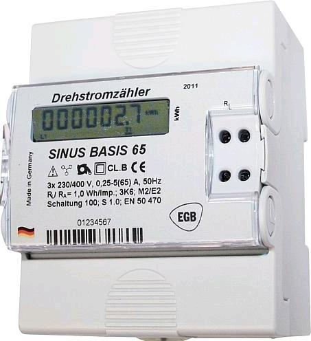 Actual product image EGB Three-phase meter 'Sinus 65' uncertified