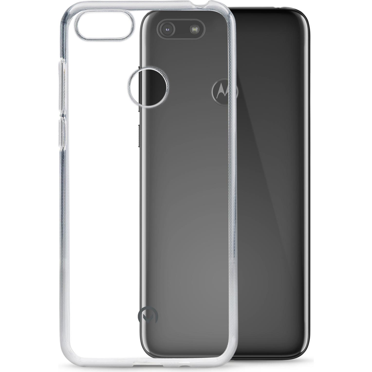 Mobilize Gelee-Hülle (Motorola Moto E6 Play), Smartphone Hülle, Transparent