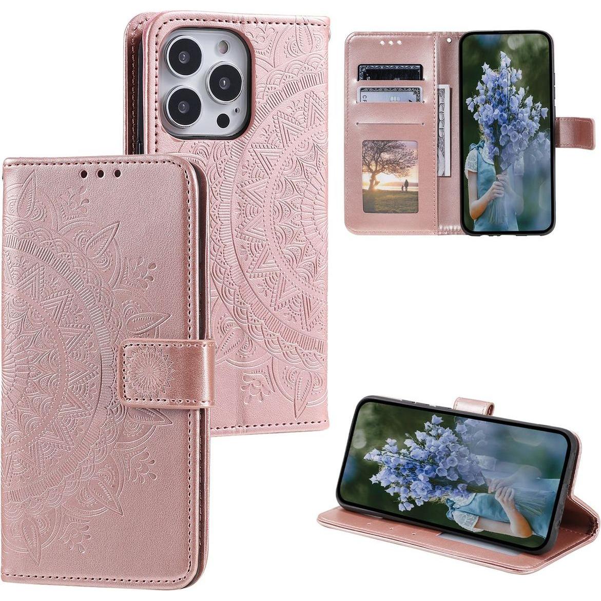Thumbnail - König Design Schutz Handy Hülle für Apple iPhone 15 Pro Case Cover Klapp Tasche Wallet Bumper (Apple iPhone 15 Pro), Sma...