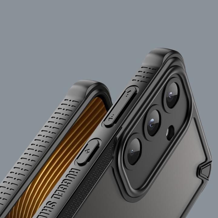 Actual product image OEM Defender Matt case for Samsung Galaxy S25 black (Samsung Galaxy S25)