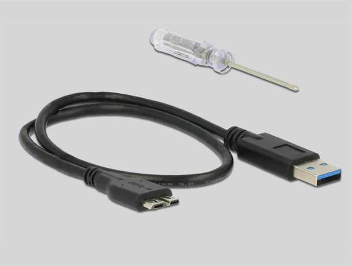 Actual product image Delock 2x M.2 enclosure, RAID, USB3.1 MicroB (M.2 2230, M.2 2260, M.2 2242, M.2)