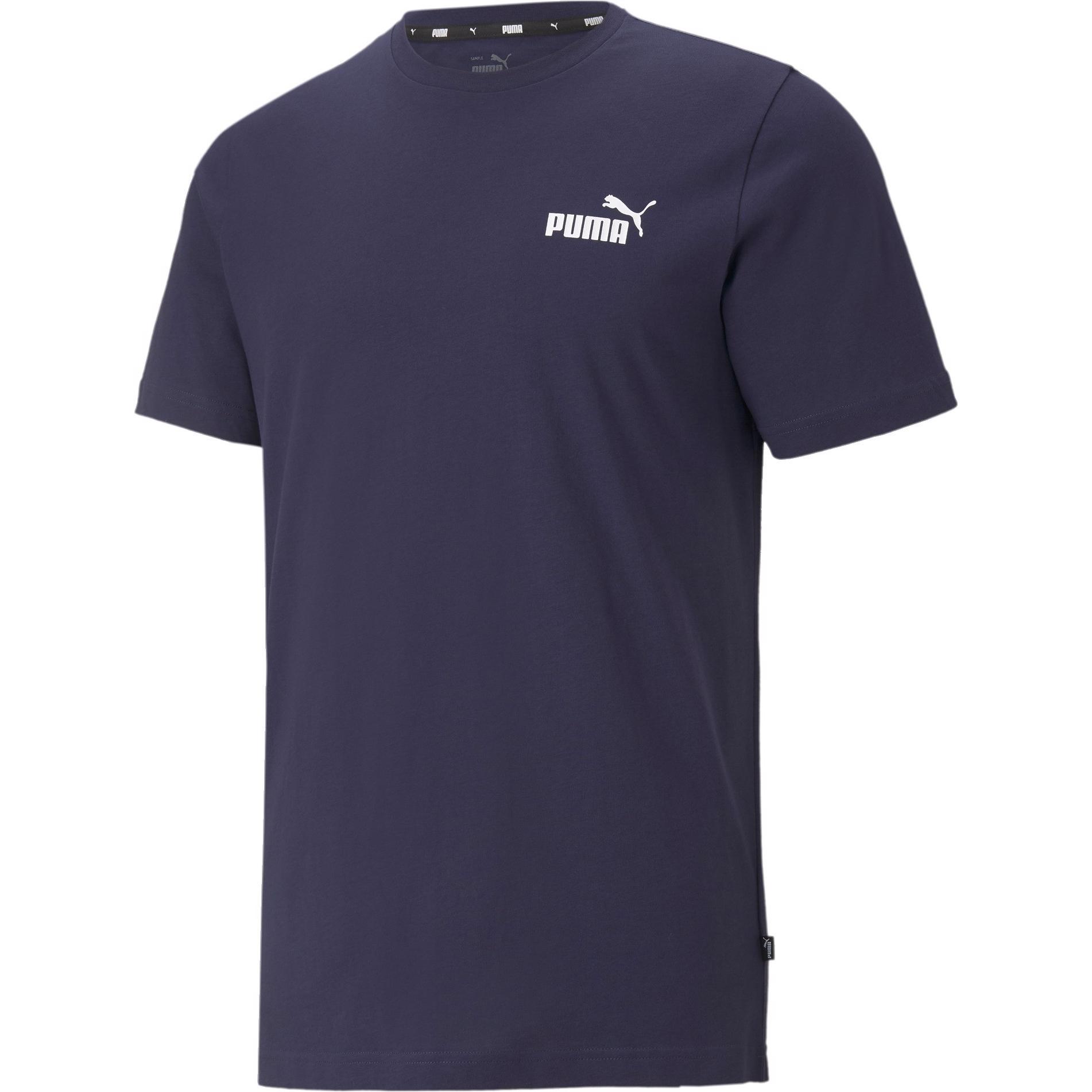 Puma, Herren, Sportshirt, ESS Small Logo Tee-586668 (S), Blau, S