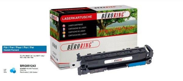 Immagine prodotto Büroring Toner Cartridge, ersetzt HP CF411, ca. 2.300 Seiten, cyan