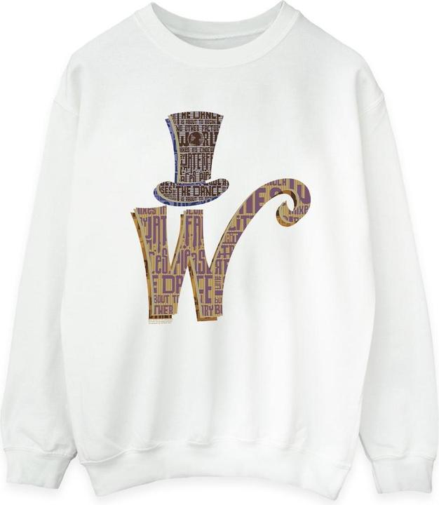 Immagine prodotto Willy Wonka & the Chocolate Factory W Logo Hat Felpa Donna (XL)