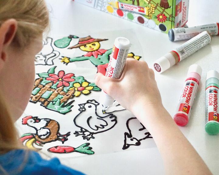 Actual product image Marabu Window Color Bauernhof 6x25ml (150 ml)