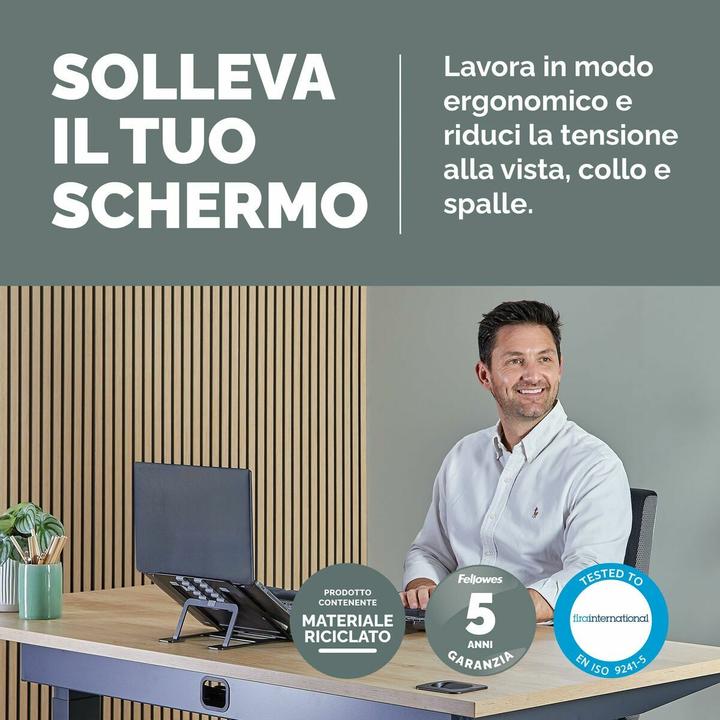 Produktbild Fellowes Alumia schwarz mobiler Laptop-Ständer