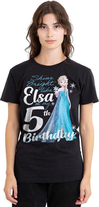 Produktbild Disney Frozen Bright Like Elsa TShirt 5. Geburtstag (L)