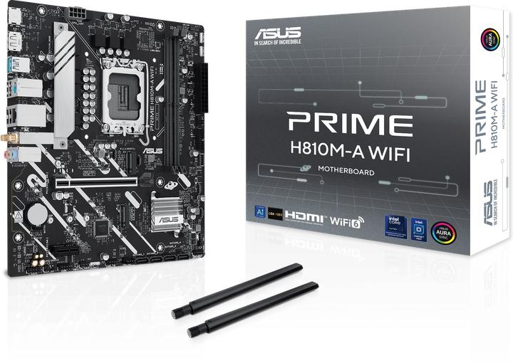 Produktbild ASUS PRIME H810M-A WIFI (LGA 1851, Intel H810, mATX)