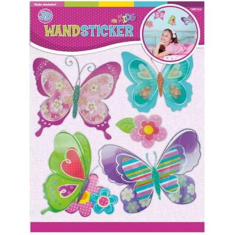 Magni, Wandtattoo, 3D Wandsticker Schmetterlinge