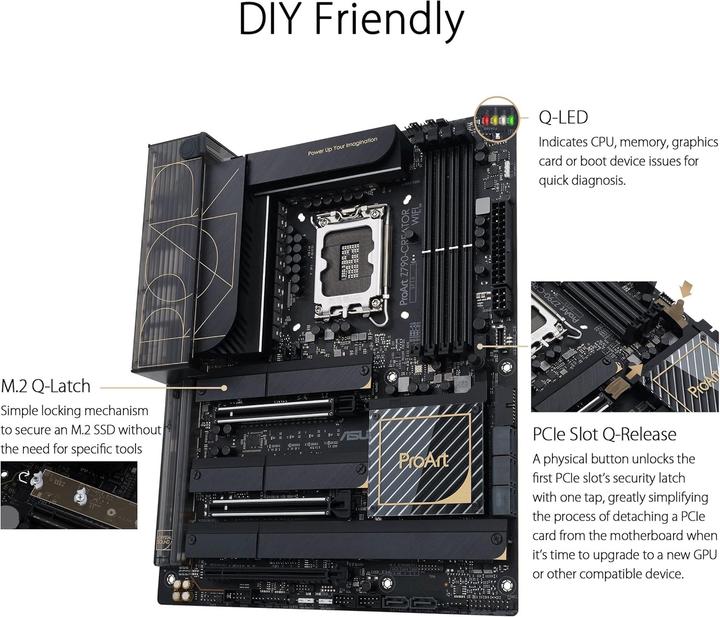 Image du produit ASUS ProArt Z790-Creator WIFI (LGA 1700, Intel Z790, ATX)