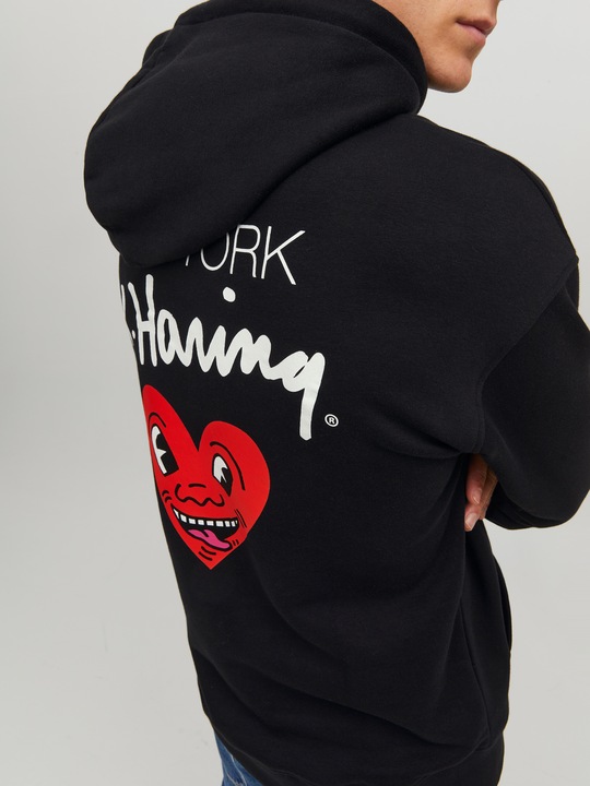 Immagine prodotto Jack & Jones Felpa con cappuccio JJ Keith Haring (S)
