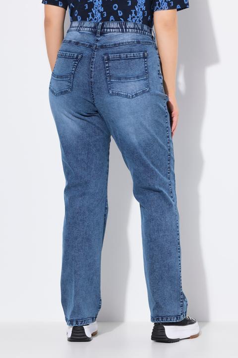 Produktbild Ulla Popken Jeans Mandy, Ziernähte, weites Bein, recycelt (42)