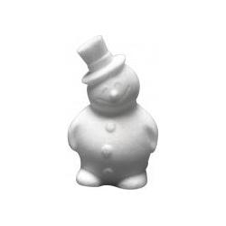 Rayher Styrofoam Snowman, 17 cm