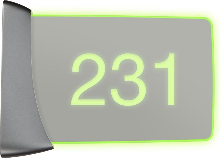 Crestron Room Availability Hallway Sign Wall Mou