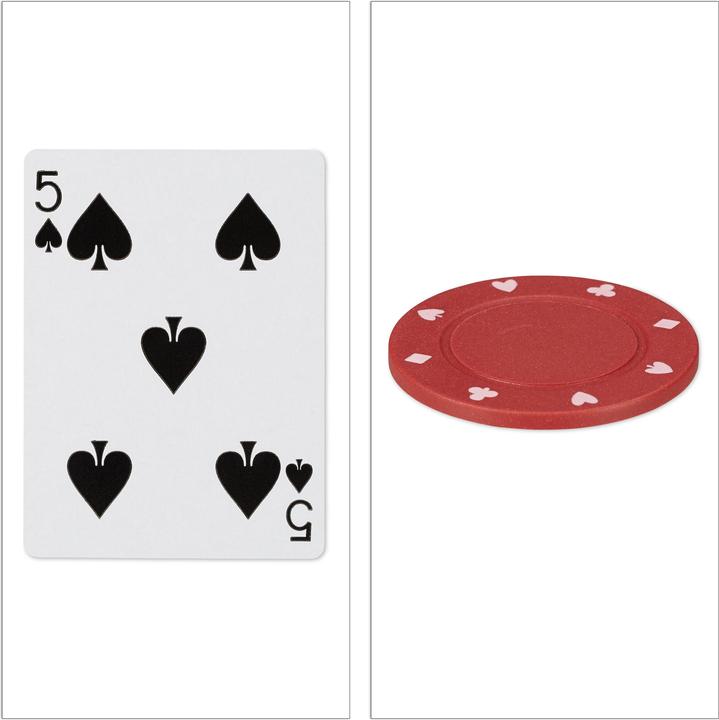 Actual product image Relaxdays Large Poker Set