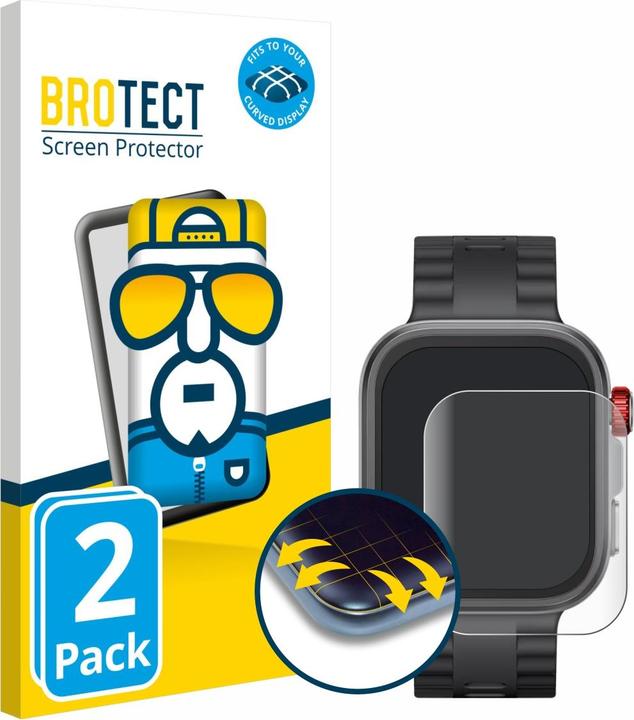 BROTECT Fullscreen Schutzfolie Displayschutz Folie Klar Transparent