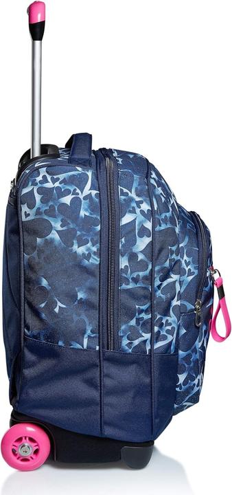 Actual product image Seven Dyed Hearts Blue Trolley Backpack (35 l)