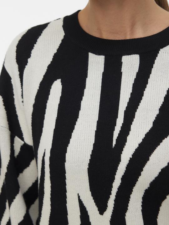 Actual product image Vero Moda Vmsiljeanimal Ls O-Nck Pullover Ga Noos (L)