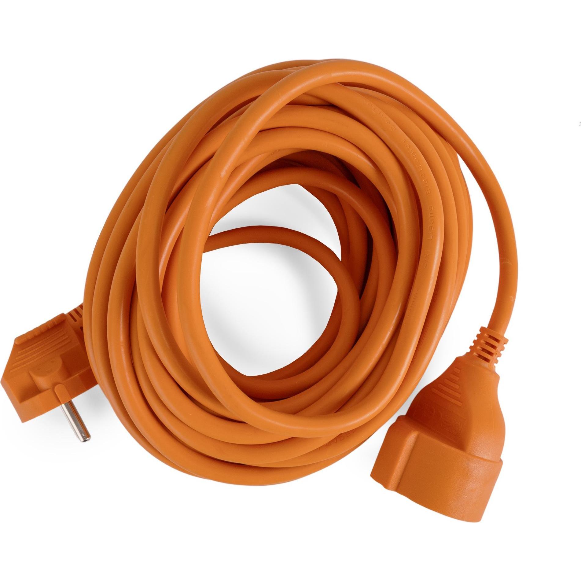 Entac, Prolunga, Verlängerungskabel 10m orange IP20 (10 m, CEE 7/4)