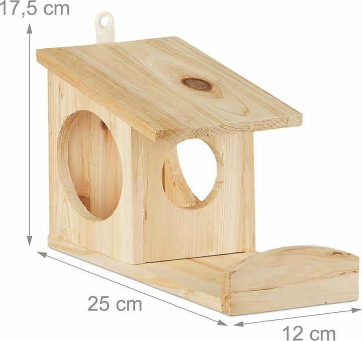 Immagine prodotto Relaxdays Servo Muto con Rotelle, in Bambù & Acrilico