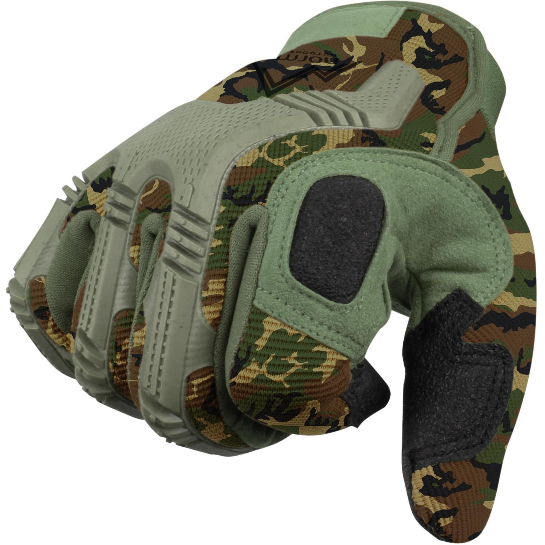 Thumbnail - Normani, Herren, Handschuhe, Fingerhandschuhe ARMY GLOVES Specialist, Grün, (L)