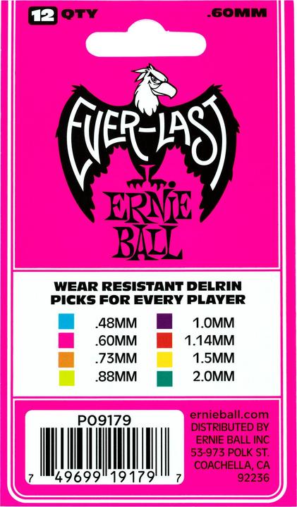 Produktbild Ernie Ball Everlast (12 x, 0.60 mm)