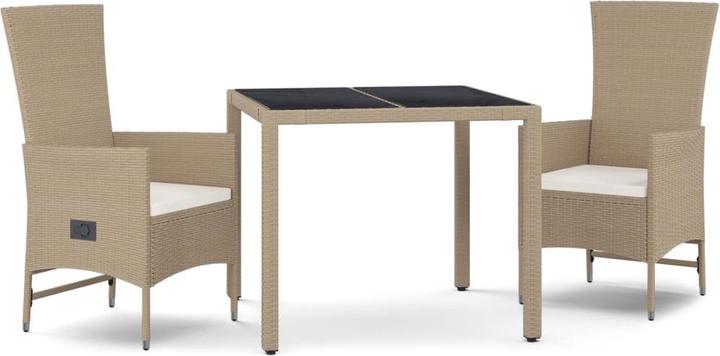 Produktbild vidaXL Garten Essgruppe (90 x 90 x 75 cm)