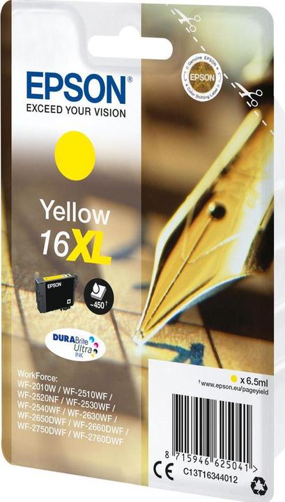 Produktbild Epson 16XL DuraBrite Ultra (Y)