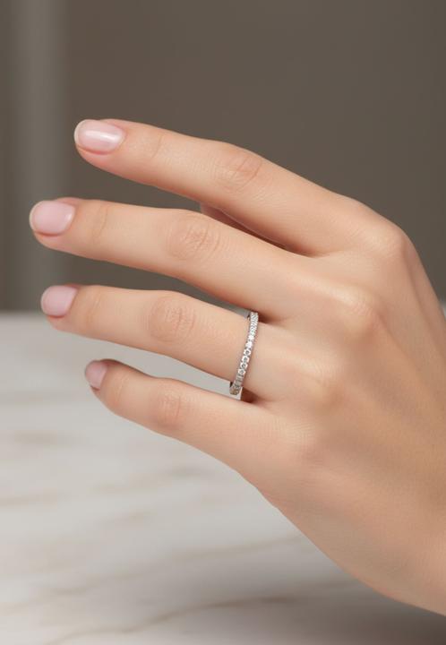 Produktbild Maxte Silberner Linien mit Zirkonia (56, 925 Silber)