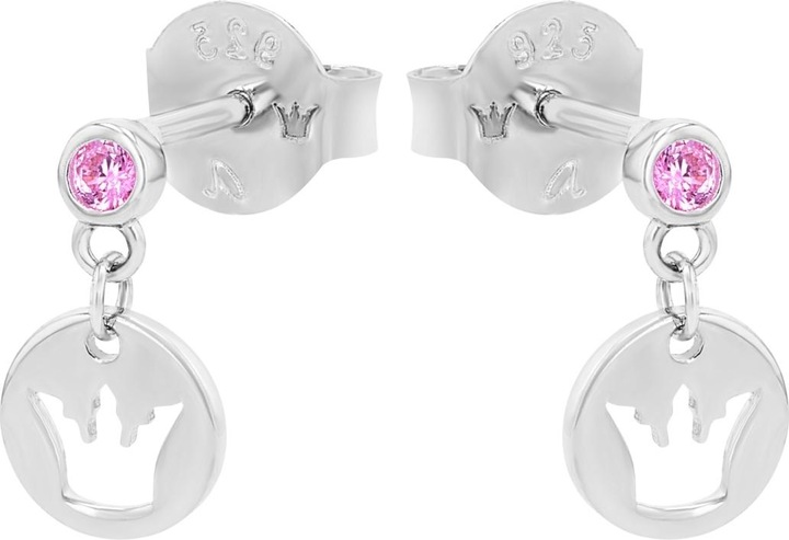 Produktbild Prinzessin Lillifee Ohrschmuck für Mädchen, 925 Sterling Silber, Zirkonia synth. | Krone (Silber 925)