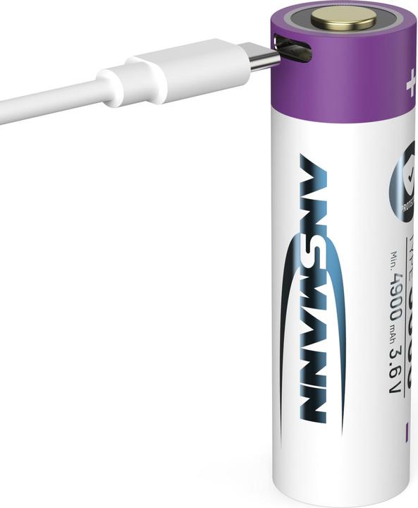 Immagine prodotto Ansmann Li-Ion Akku 21700 5000 mAh mit USB Typ-C Ladebuchse Mignon (AA)-Akku Li- (1 pz., AA, 5000 mAh)