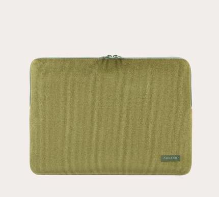 Produktbild Tucano Second Skin Velluto für MacBook Pro 16 Oliv Notebook bis 16 (16", Apple)