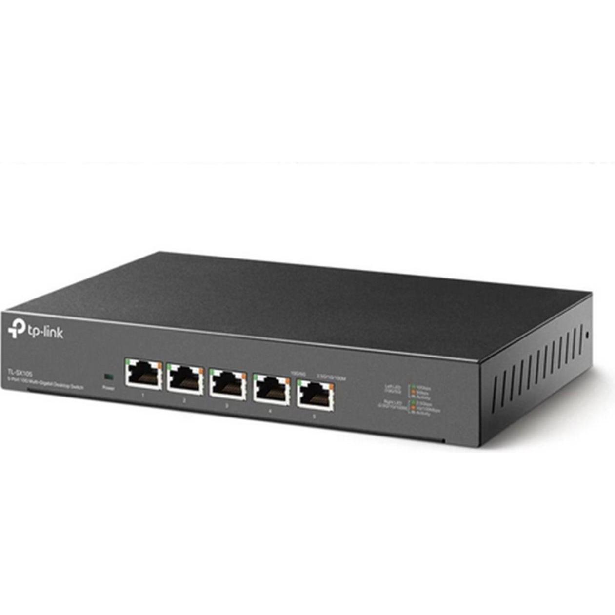 Thumbnail - TP-Link TL-SX105 (5 Ports), Netzwerk Switch, Schwarz