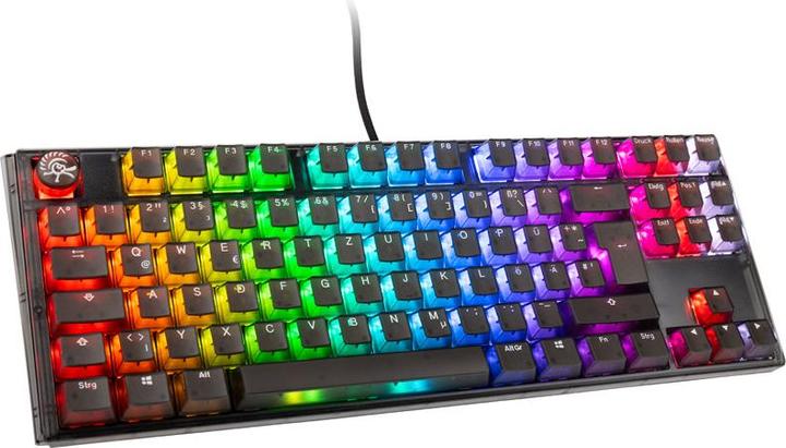 Productafbeelding Ducky One 3 Aura Black TKL Gaming Keyboard, RGB LED - MX-Blue (DE, Bedraad)