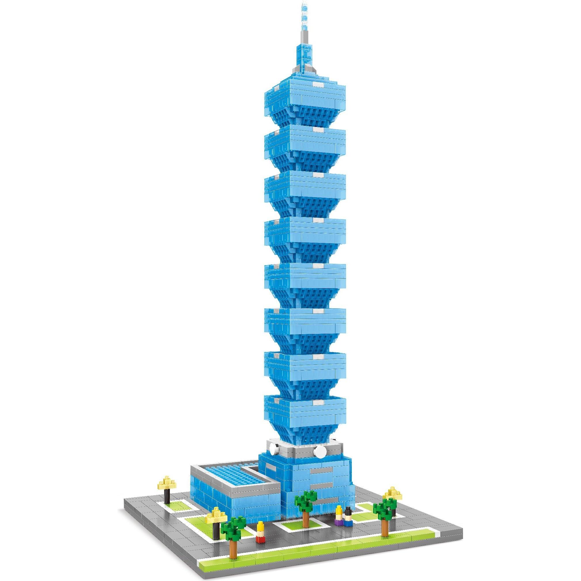 Tinisu Taipei 101 Taipeh Modell LNO Micro-Bricks Bausteine