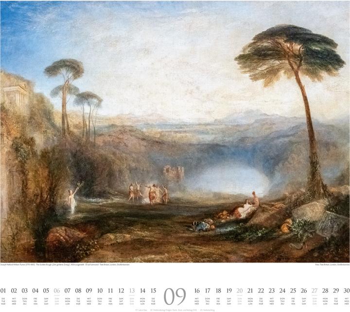 Actual product image William Turner Kalender 2026 (54 x 48 cm)