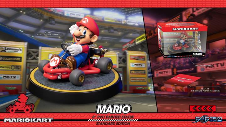 Image du produit First 4 Figures Mario Kart PVC Statue Mario - Standard Edition