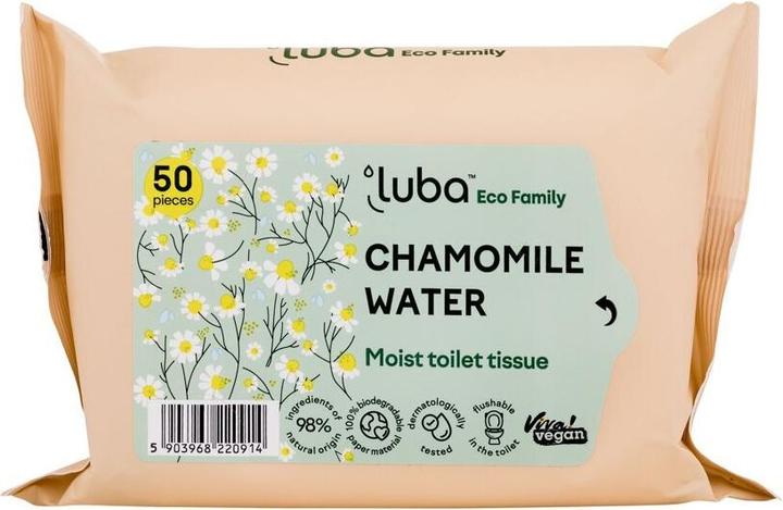 Produktbild Luba Eco Family Moistened Toilet Paper With Chamomile Water 50Pcs. (50 x)