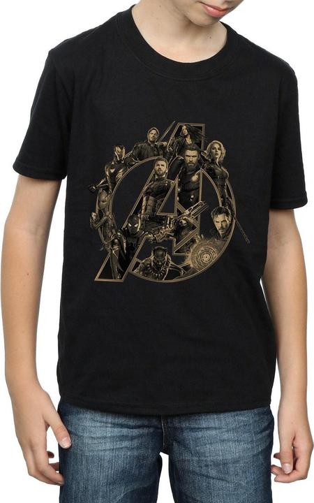 Produktbild Avengers Infinity War TShirt mit Logo aus Baumwolle Jungen (128)