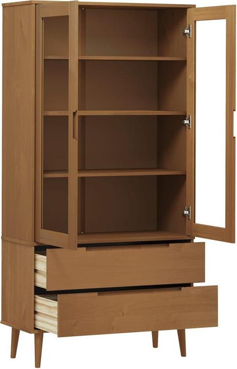 Produktbild vidaXL Vitrinenschrank (90 x 35 x 175 cm)