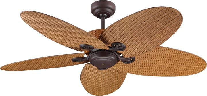 Produktbild Lucci Air Deckenventilator Fijian II Braun mit Wandschalter