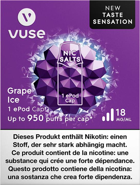 Immagine prodotto Vuse Ghiaccio d'uva (Grappolo d'uva)