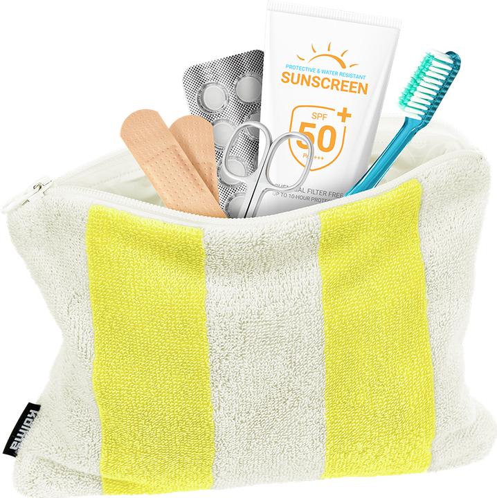 Immagine prodotto Kolma Necessaire Stripy Lemon/Weiss