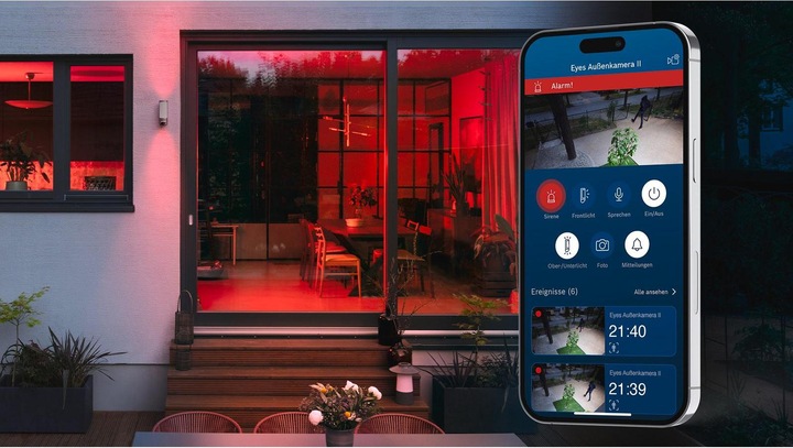 Immagine prodotto Bosch Smart Home Telecamera per esterni Eyes II