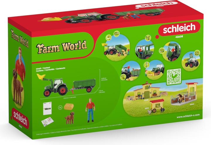 Produktbild Schleich Traktor mit Anhänger