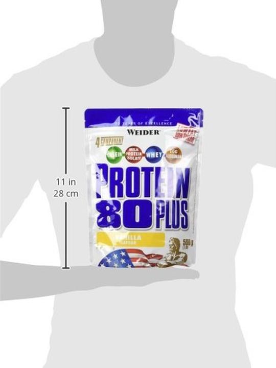 Actual product image Weider Protein 80 Plus (Vanilla, 1 x, 500 g)