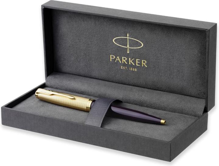 Productafbeelding Parker Biros 51 Plum G.C. M (Goud, Blauw, 1 x)