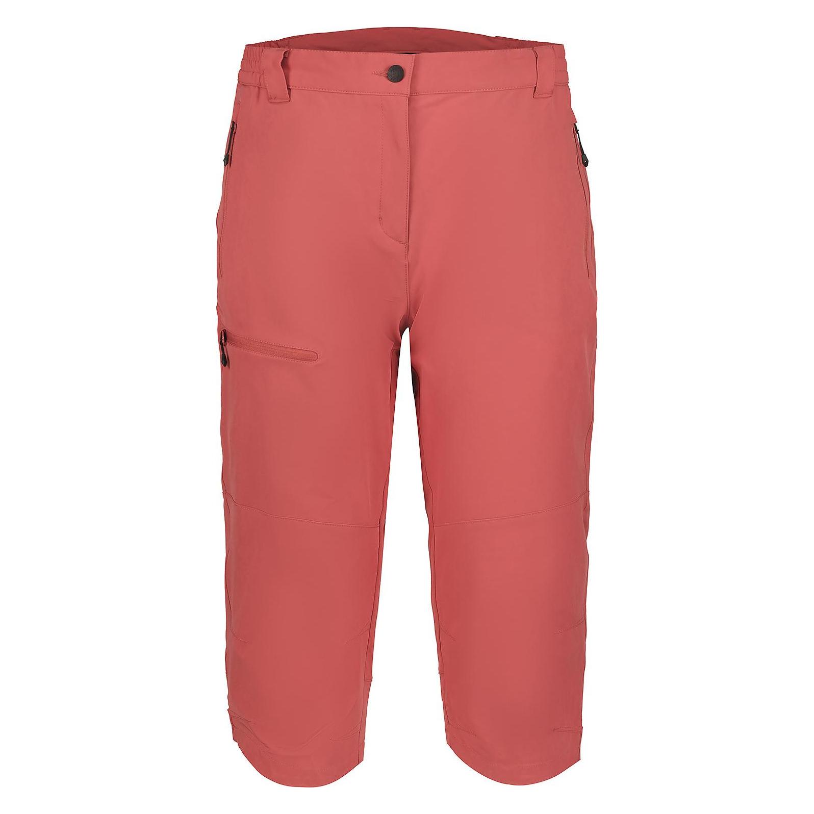 Icepeak, Damen, Outdoorhose, Wandershorts Beattie Capri (38), Rot