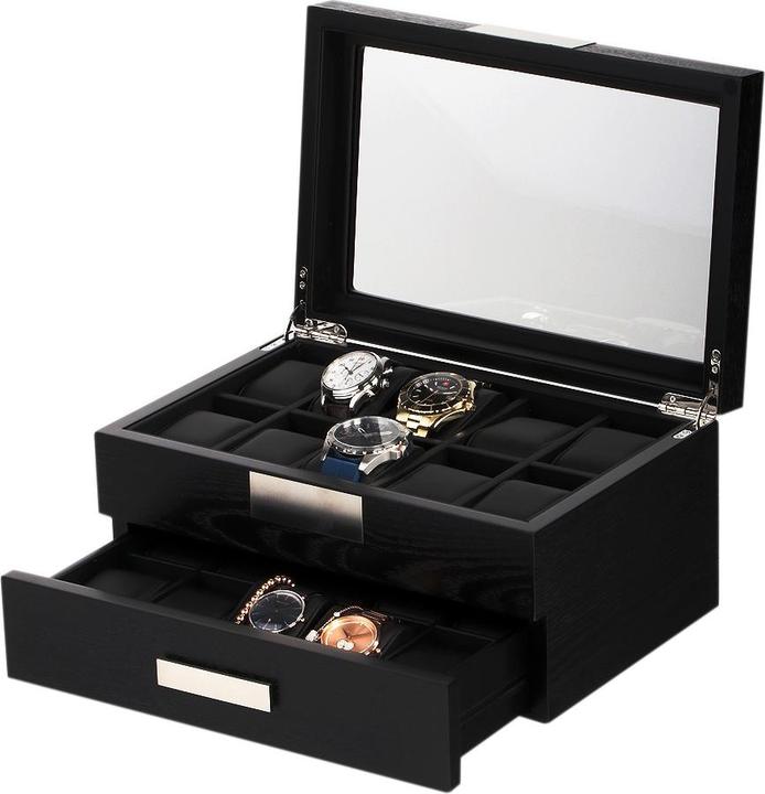 Actual product image Rothenschild Watch box RS-2350-20BL for 20 watches black